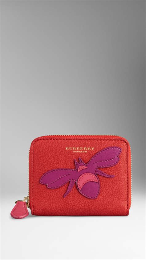 burberry pink bee wallet|burberry wallet with money clip.